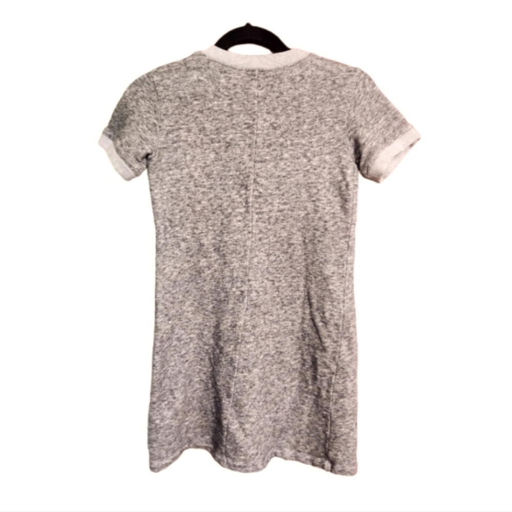 Theory Grey Silver TEJU R Scoop Neck Sweater Dress Petite || TP - Picture 4 of 4